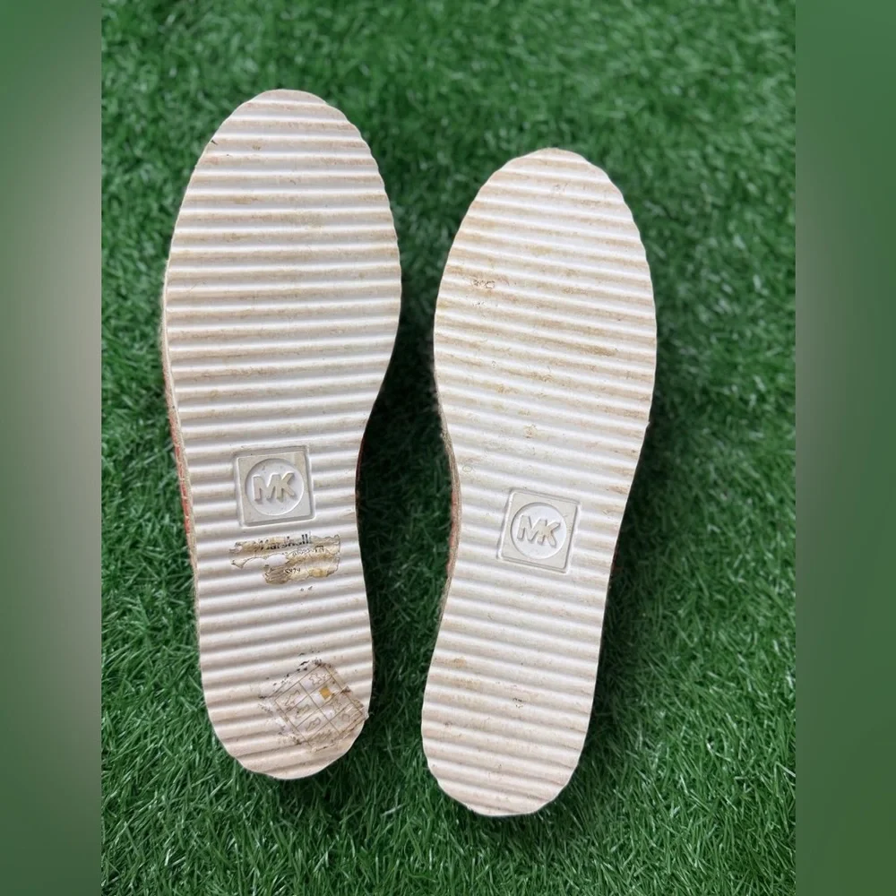 MICHAEL KORS‎ V019J EMILIA SLIDE ESPADRILLE Orange US Size 8M